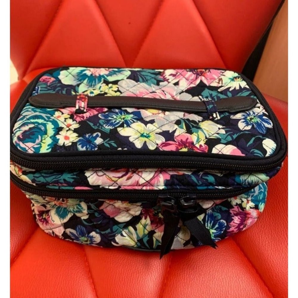 Women's Cotton Brush Up Cosmetic Makeup Organizer Case Bag